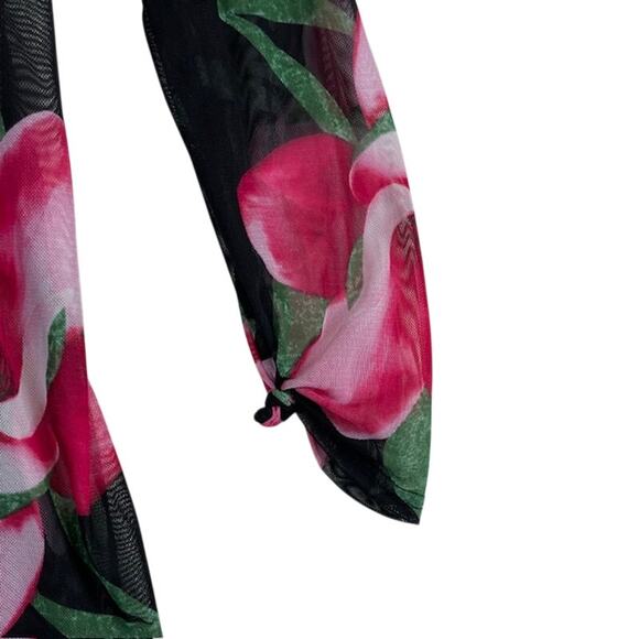 NYInvasion Floral Design, Women's Duster, Dress or Cardigan. - Picture 4 of 7